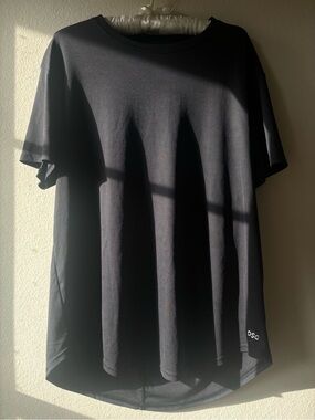 DSG Dark Grey Performance Short Sleeve Shirt Keyhole Back
